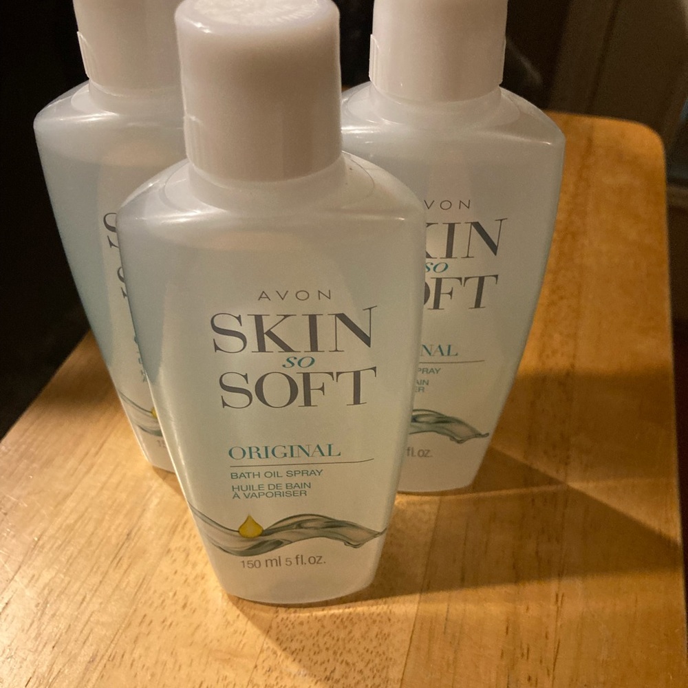 Avon Skin So Soft Original Scent Bath Oil Spray Trio